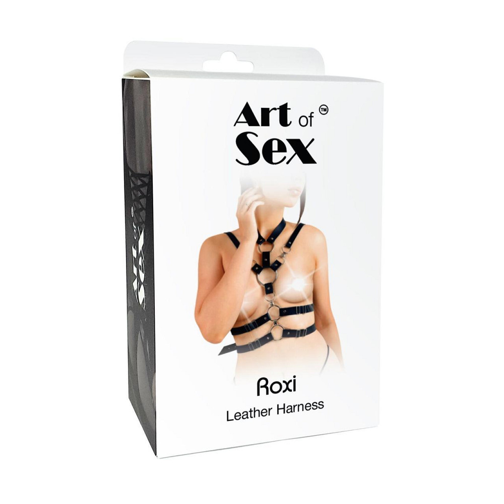 Сексуальна портупея жіноча Art of Sex - Roxi, розмір XS-2XL, колір чорний Sex Aura Київ - фото 5