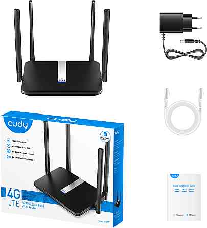 Маршрутизатор Cudy LT500, AC1200 Wi-Fi Mesh 4G LTE Cat4 Router Вінниця