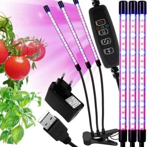 Гнучка фітолампа світлодіодна Plant Grow Light 4 для вирощування кімнатних рослин, розсади Одеса