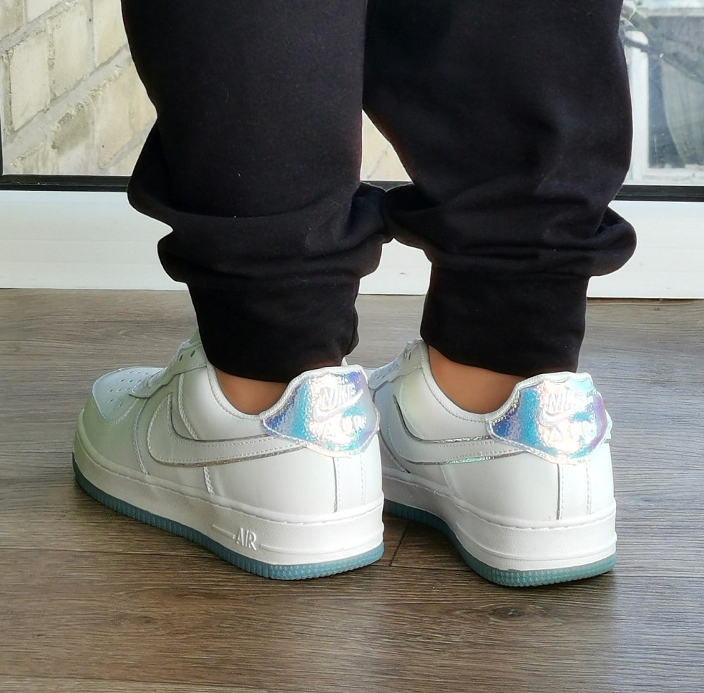 Кросівки Nike Білі Жіночі Форси Шкіряні Найк (розміри: 36,37,38,39,40,41) Дніпро - фото 8