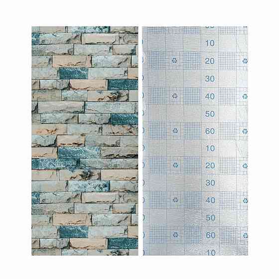 Самоклеящиеся обои Бирюзовый кирпич Киев