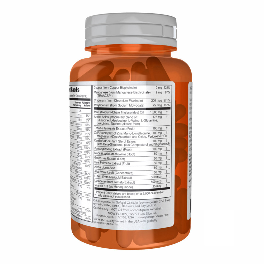 Витамины мужские Now Men's Active Sports Multi 90 softgels Киев - изображение 3