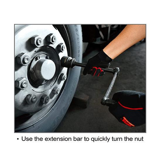 Ключ колісний редукторний 1", Мах 4700Nm, 1:64 (головки 32 і 33 мм) TOPTUL GAAI0502 Одеса - фото 3