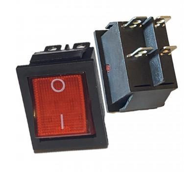 Кнопка широка червона на 4 контакти Харків - фото 2