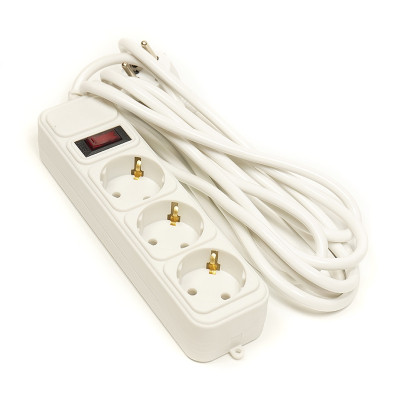 Сетевой фильтр питания PowerPlant 3 м, 3 розетки, евростандарт (JY-1054/3) (PPSA10M30S3) Винница - изображение 3