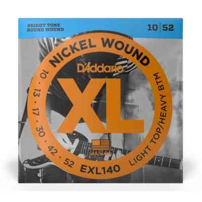 Струни для гітари D'Addario XL Nickel Wound Light Top / Heavy Bottom (10-52) (EXL140) Вінниця