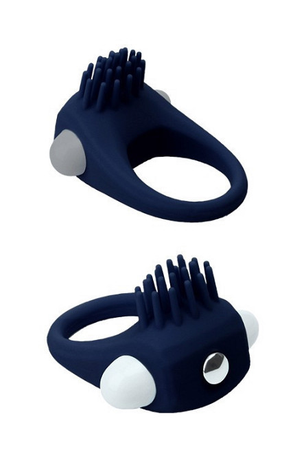 Ерекційне кільце Dream Toys Rings of Love з вусиками, синього кольору Sex Aura Київ - фото 2