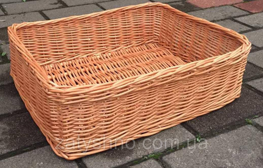 Лоток плетеный  из лозы для хранения овощей/корзина из лозы плетеная/корзина для овощей Киев - изображение 2