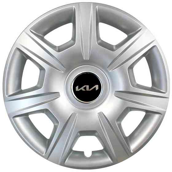 Автомобільні модельні ковпаки R15 Kia NEW 327 4шт, SJS, сріблясті Київ