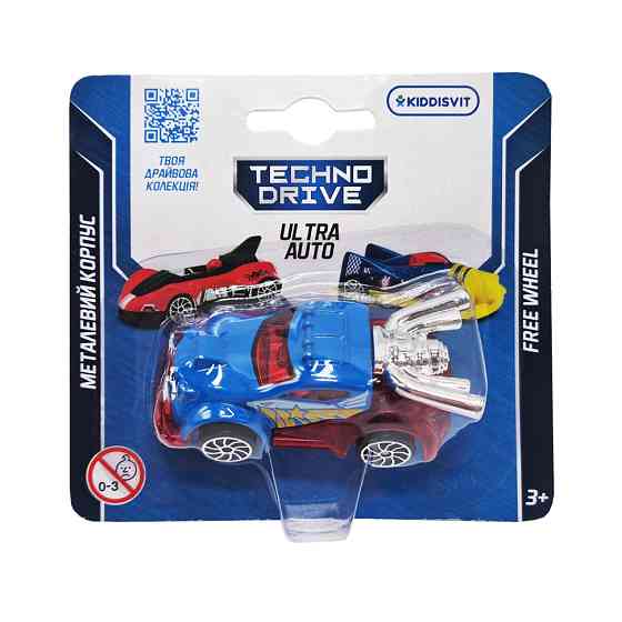 Ігрова міні-машинка Ultra Auto TechnoDrive 250321W-1 металевий корпус Вінниця