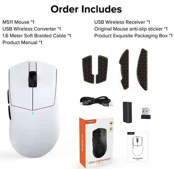 Игровая мышь | мышь kysona m511 | paw 3395 | 1k hz. Харків