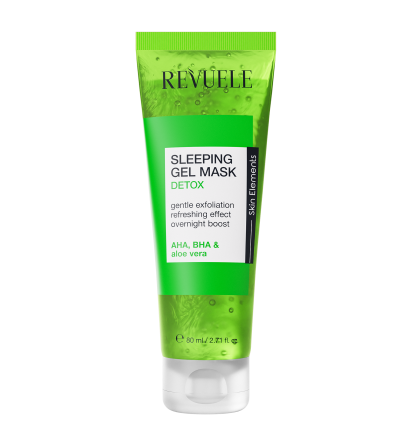Маска-детокс для лица ночная Зеленая Sleeping Gel Mask Revuele 80 мл Киев