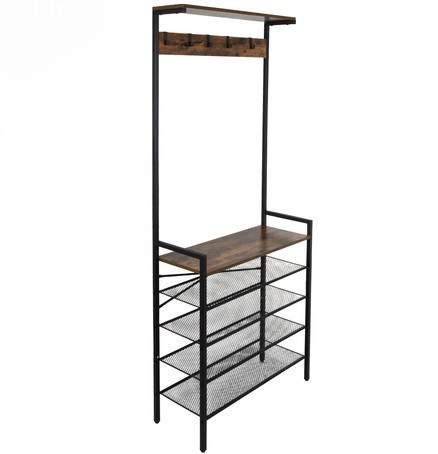 Полка с вешалкой для хранения обуви 189 см Ruhhy (27035) Нововолынск - изображение 4