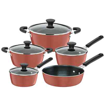 Набор посуды Tramontina Glenz 9 предметів Мідний (28699/410) Винница