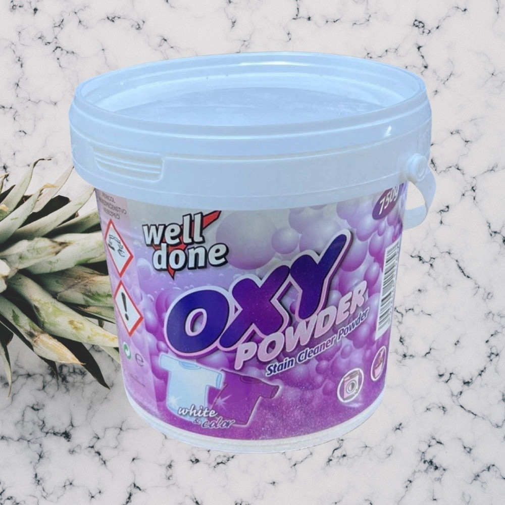 Пятновыводитель-порошок Well Done Oxy Powder 750 г Виноградов - изображение 2