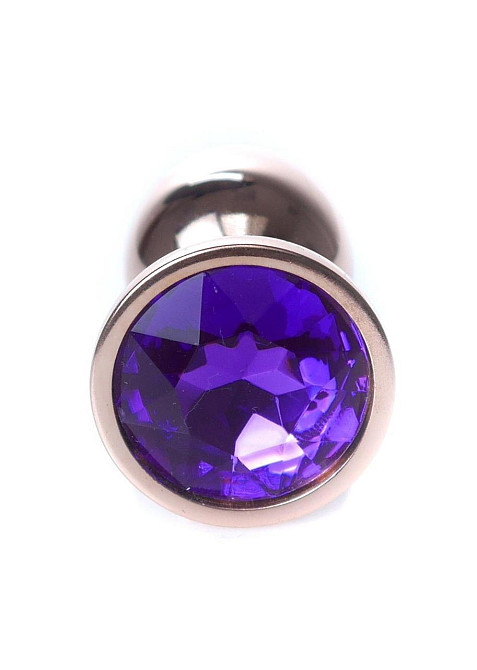 Анальна пробка - Jewellery Red Gold Plug Purple Sex Aura Київ - фото 2