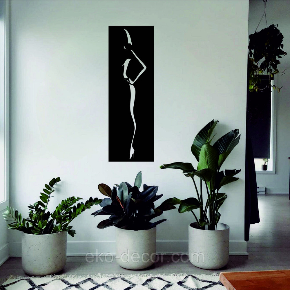Декоративне настінне Панно «Силует жінки», Декор на стіну Київ - фото 4