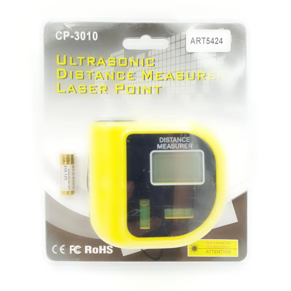 Далекомір ультразвукова рулетка Ultrasonic CP-3010 + лазер + термометр + рівень Вінниця - фото 10