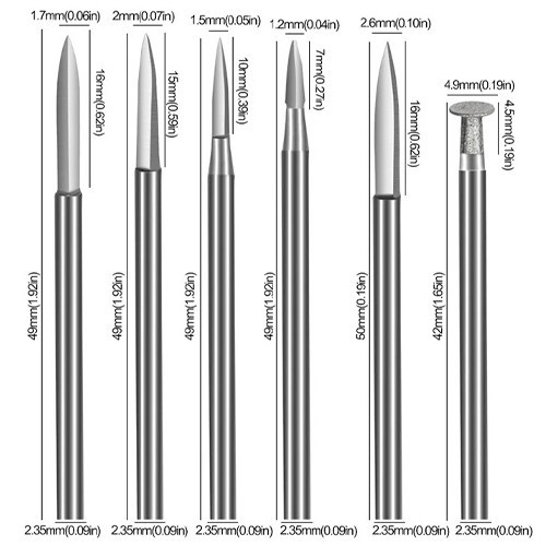 Набір дерев'яних фрез 6 шт у кейсі Київ - фото 7