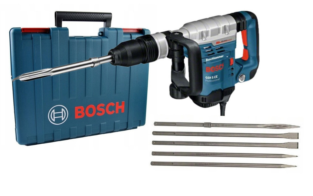 Профессиональный электрический отбойный молоток (бетонолом) Bosch GSH 5 СE : 8.3 Дж мощный отбойник Киев - изображение 2