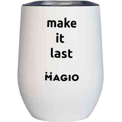 Термочашка Magio Make it Last 350 мл Біла (MG-1042) Вінниця
