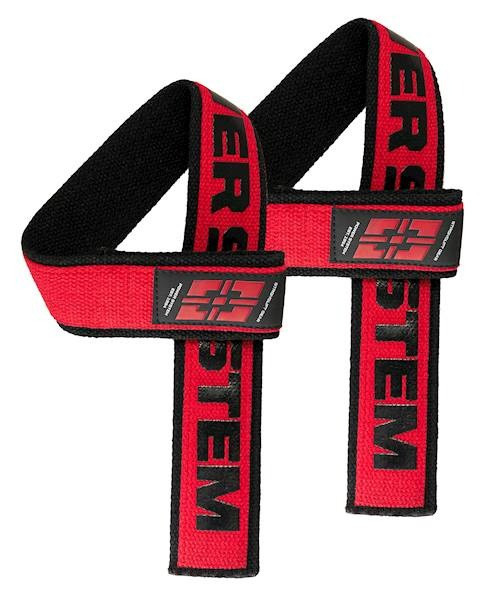 Лямки для тяги Power System PS-3401 Lifting Straps Duplex Black/Red Кам'янське - фото 1