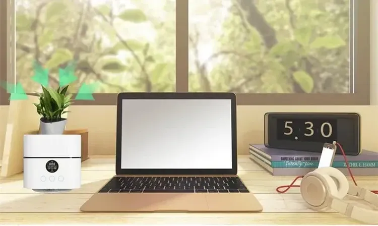 Багатофункціональний очищувач повітря Doctor-101 Porto 4-в-1 із зволожувачем повітря, 4-ст. HEPA-фільтром, іонізатором та нічником Дніпро - фото 16