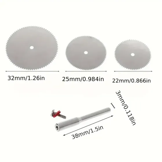 Отрезные круги 22 мм (10 шт) абразивные диски для гравёра, дремеля, мини-пилы, резки дерева, пластика, металла Киев