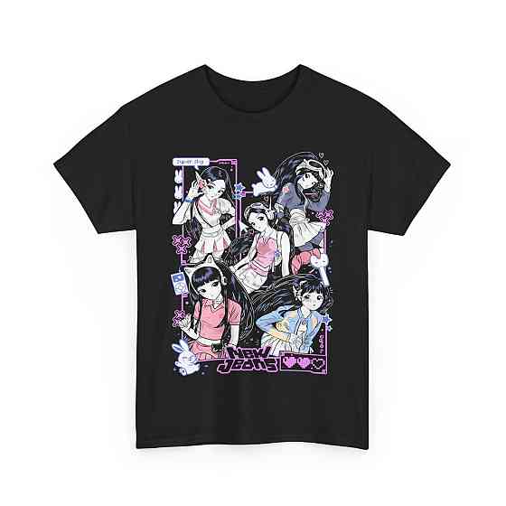Футболка аниме Аниме Кпоп Хеавй Невджеанс оверсайз (S/M/L) Черний AnimeJ0089 Днепр