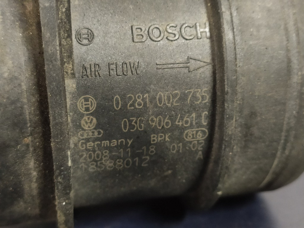 Витратомір повітря VW Passat B6 2.0 tdi 2005-2010 (03G906461) Ковель - фото 2