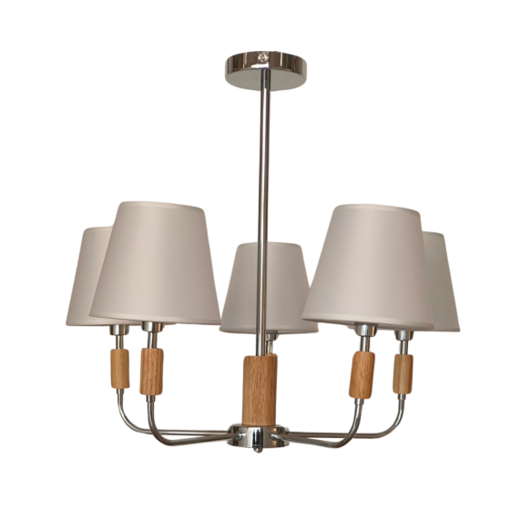 VALESO Люстра класична для вітальні VALESO V16-5 CH хромова Коломыя