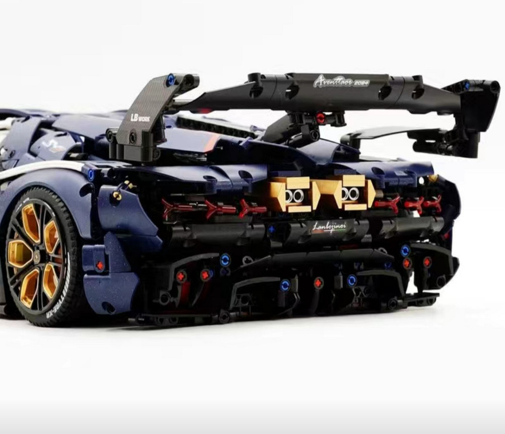 Конструктор машинка и GULY 10624 Lamborghini Aventador маштаб 1:8 4106 деталей Ламборджини Киев - изображение 7