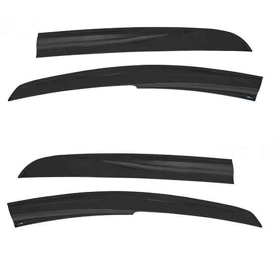 Дефлектори вікон (вітровики) Fiat Punto 2005-2015, 4шт, SunPlex, хетчбек, на скотчі Вінниця