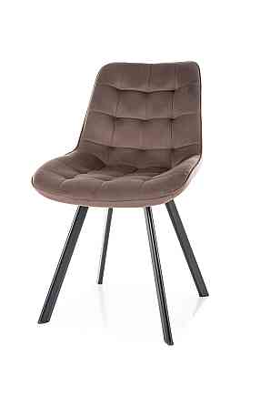 Стілець MONTI VELVET чорний каркас/капучино BL.38 Київ