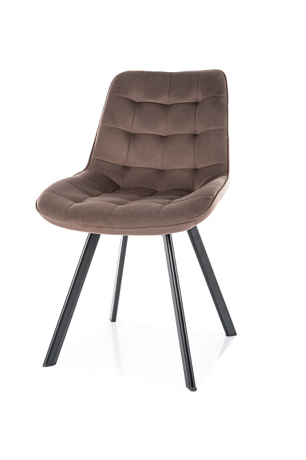 Стілець MONTI VELVET чорний каркас/капучино BL.38 Київ - фото 3