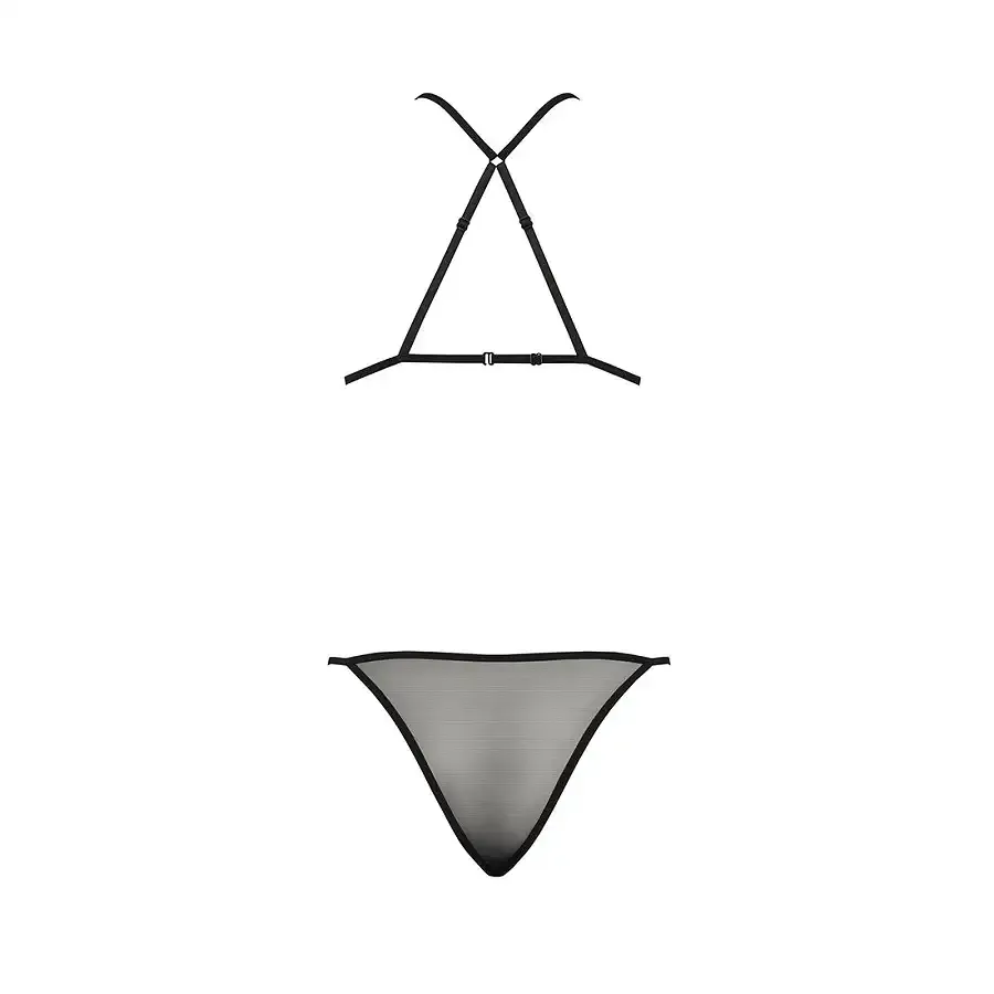 Ажурний боді Passion AZALIA BODY S/M, black Львов - изображение 4