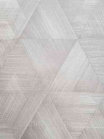 Шпалери метрові вінілові на флізеліні Sintra Vila геометрія фігури трикутники 3д коричневі 535646 Київ