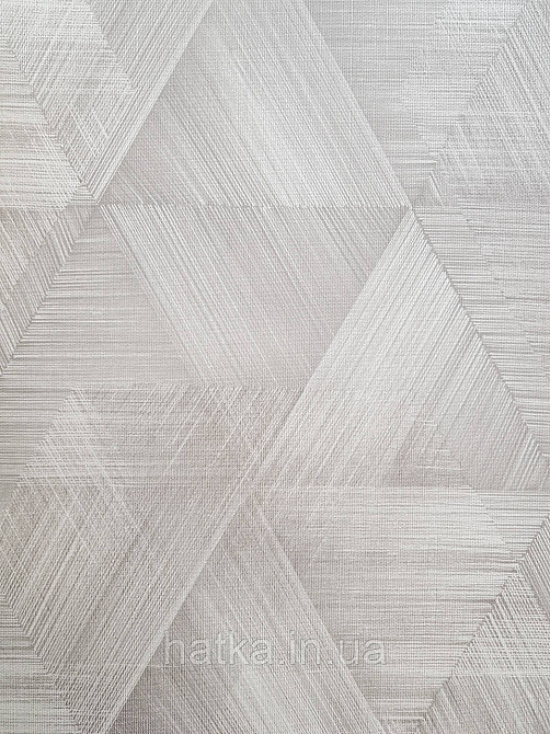 Шпалери метрові вінілові на флізеліні Sintra Vila геометрія фігури трикутники 3д коричневі 535646 Київ - фото 2