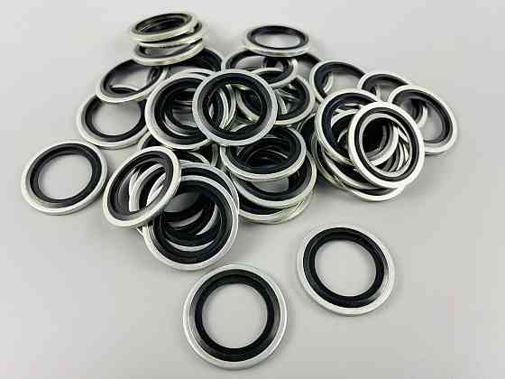 Шайба з гумовим кільцем NBR всередині 22 мм, для гідравліки, олії, води, повітря. Мукачево