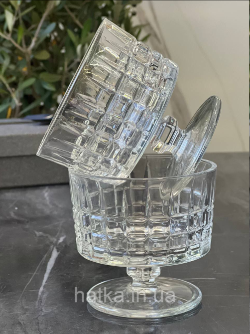 Набір келихів креманок 6 шт "Sorbet" 250 мл прозорий для дому та ресторану Київ - фото 3