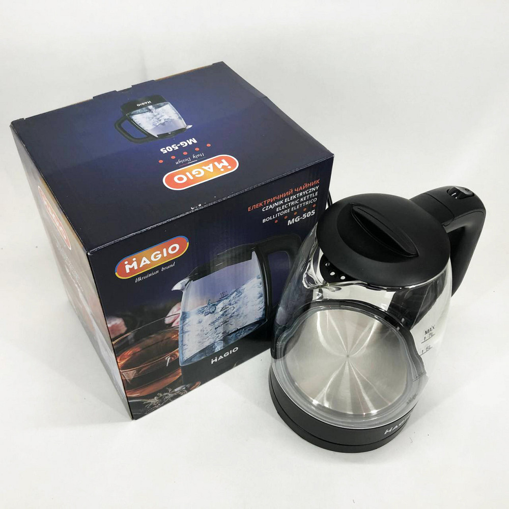 Электрочайник для чая и воды Magio MG-505, Эл чайник для кухни, Мощный электрочайник электрический LP-82 Львов - изображение 2