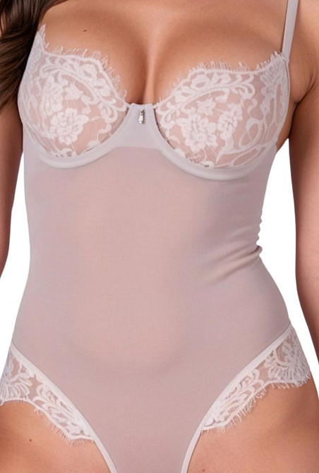 Боді Passion ZOVEL BODY light grey S Sex Aura Київ - фото 6