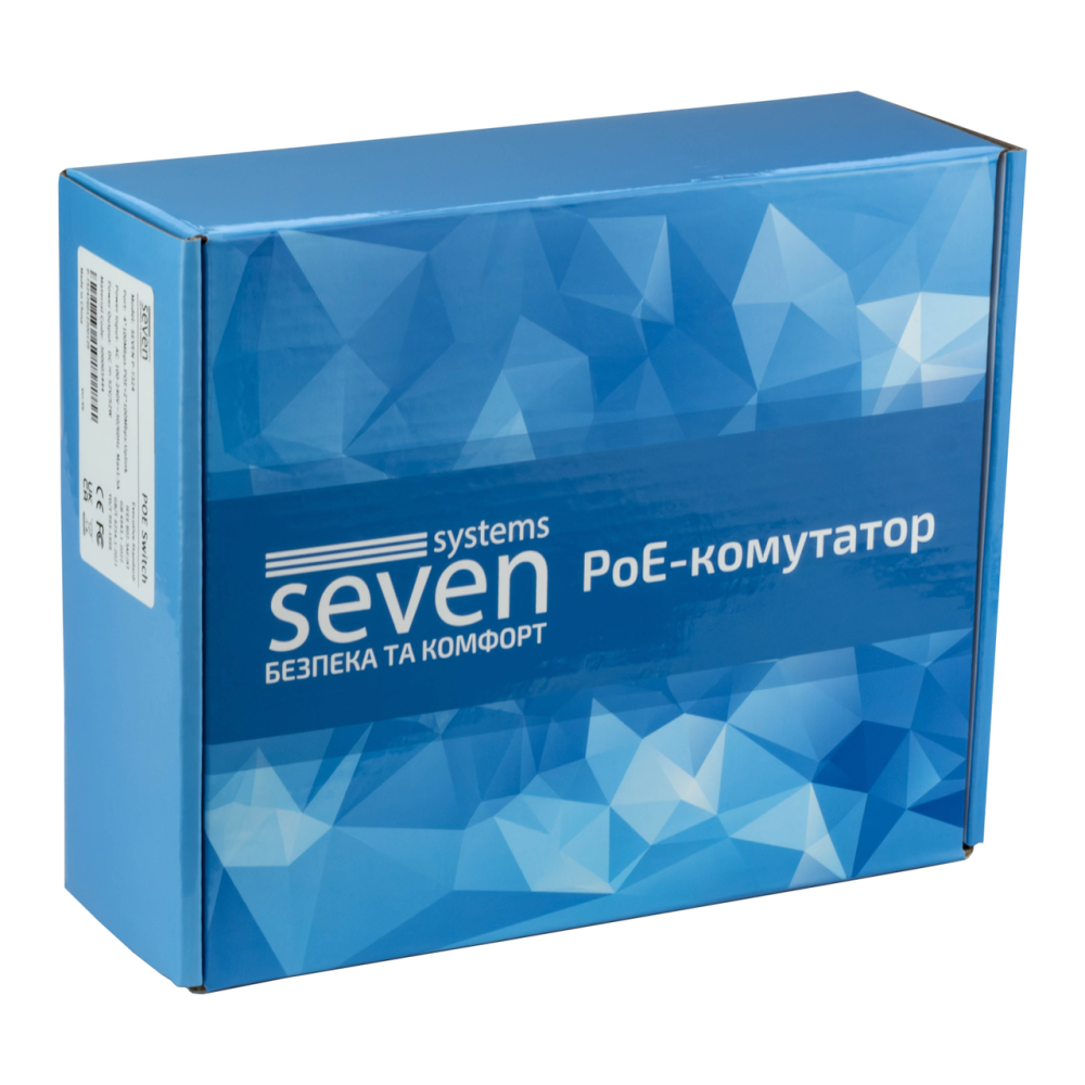 PoE комутатор 4 порти SEVEN P-7324 (POE: 4, UP: 2) Київ - фото 14