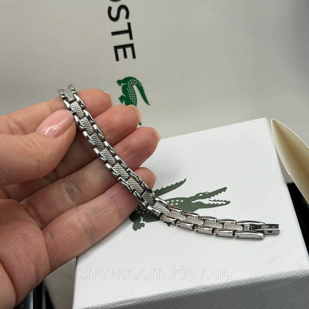 Чоловічий брендовий браслет на руку Lacoste, Лакоста (40194) Київ - фото 8