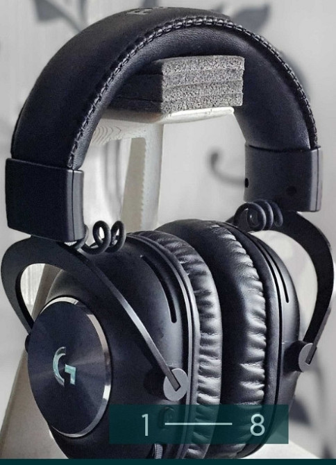 Игрові навушники, гарнітура Logitech G Pro X Wireless LIGHTSPEED Black Київ - фото 8