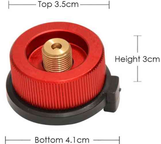 Адаптер для газовой горелки с резьбой и цангой Киев