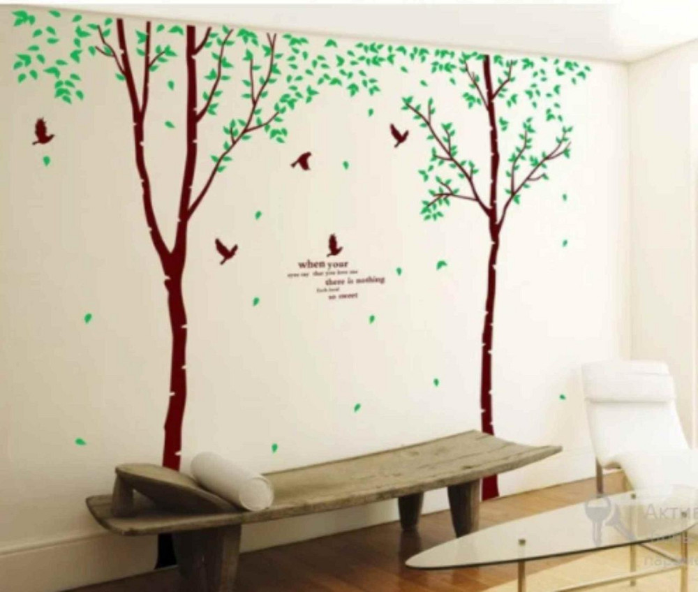 Наклейка для декору стін Два дерева Київ - фото 1