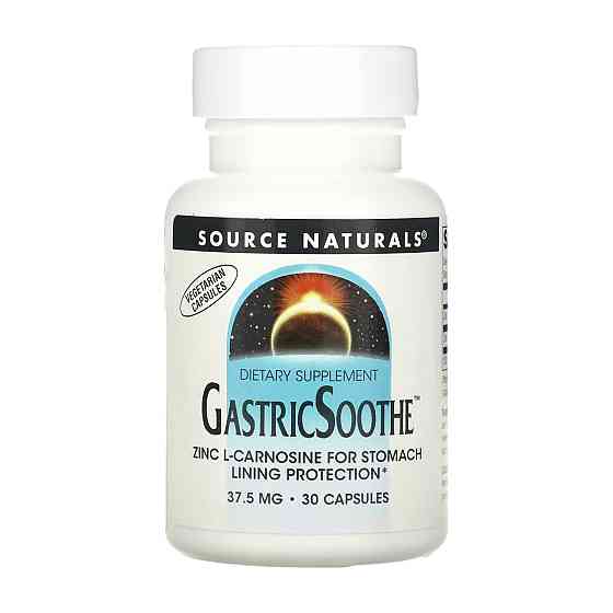 L-карнозин для шлунку Source NaturalsGastricSoothe 30 капсул Київ