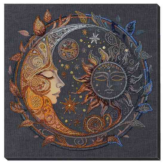 Набір для вишивання бісером "В полоні ночі" AB-896 25,5х25,2 см Вінниця