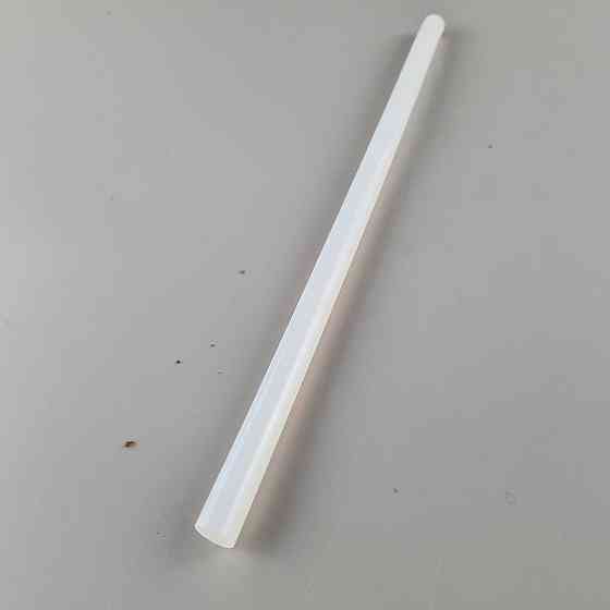 Клей стрижень для пістолета товстий 11 мм 25 см білий (1 шт.) Харків